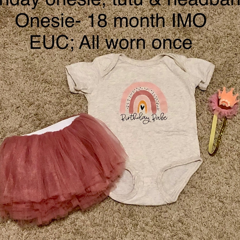 1st bday girl’s outfit